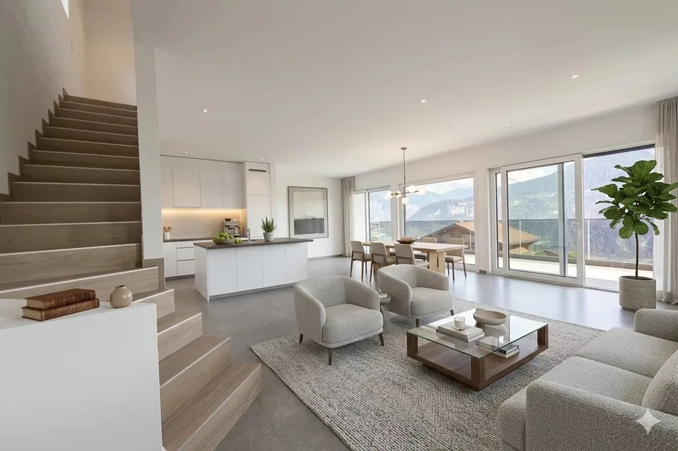 Chermignon-d'en-Haut - Villa contemporaine de 5.5 pièces avec vue 360