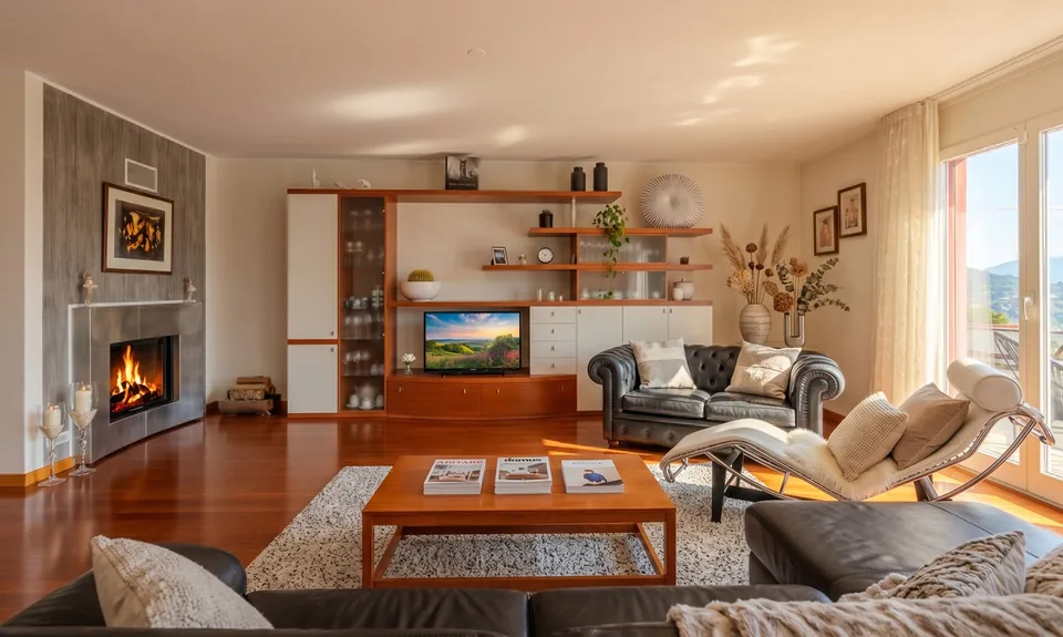 ESCLUSIVA VILLA 6.5 CON GIARDINO E VISTA APERTA A DAVESCO