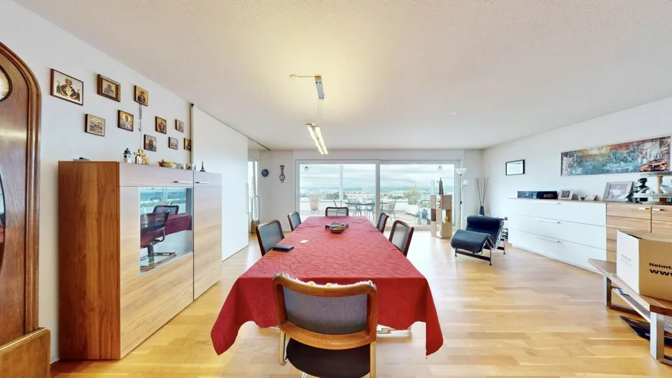 Maison de terrasse de rêve avec panorama alpin