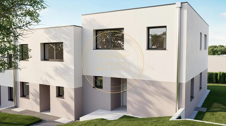 villa contemporaine neuve en pignon - Villa A