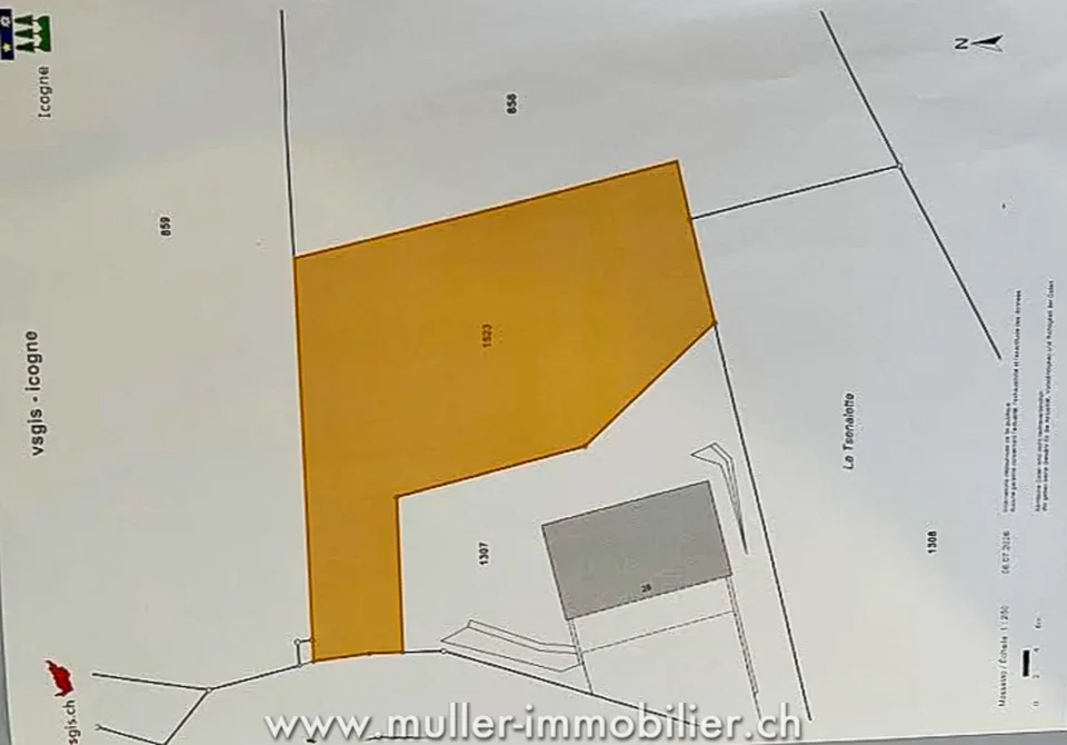 Terrain à bâtir de 515 m² à Icogne