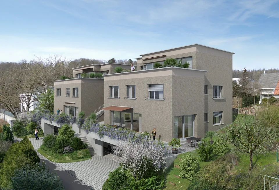 BAUSTART ERFOLGT - Neubau am sonnigen Huebachersteig in Untersiggenthal – Haus B / Whg. 1B