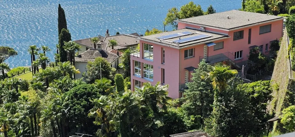 Exklusive Liegenschaft mit 8 Einheiten und atemberaubendem Blick auf den Lago Maggiore - Brissago