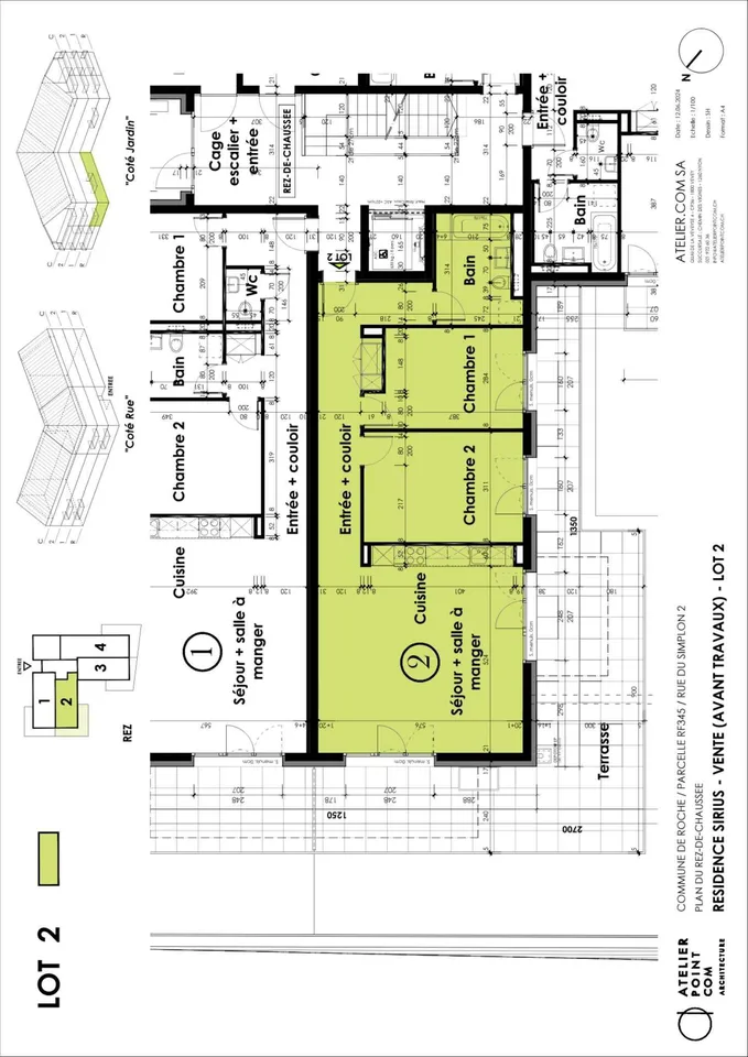 Wohnung 3.5 Zimmer in Roche VD - Los 2 – Foto 11 von 11