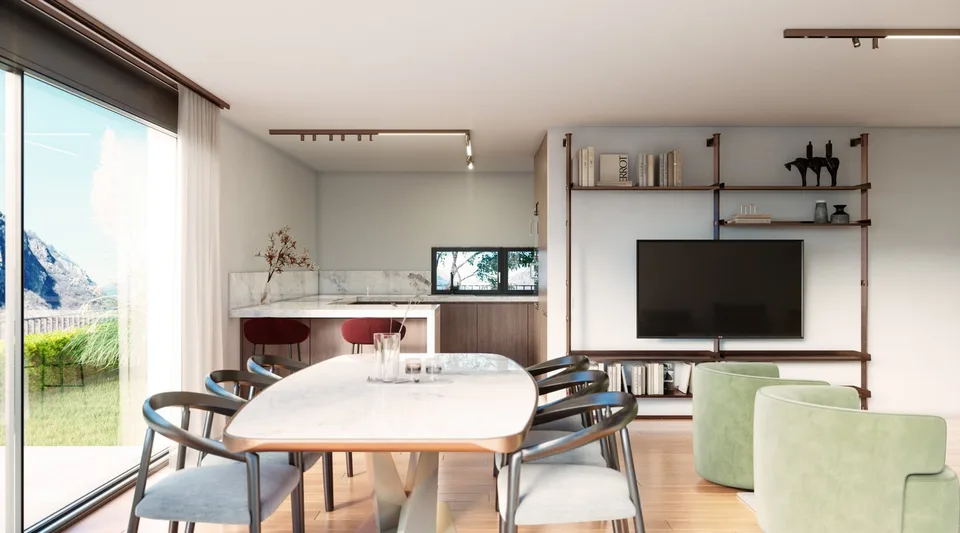 MODERNA VILLA DI 4.5 LOCALI CON GIARDINO PRIVATO A BIASCA