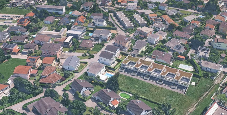 Bauplatz mit genehmigtem Projekt in Gravesano