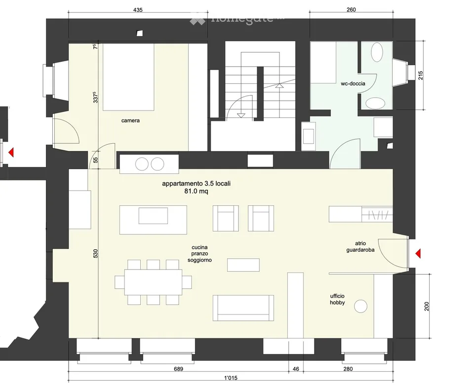 Appartamento 81 m² con cucina a isola  Piotta Leventina
