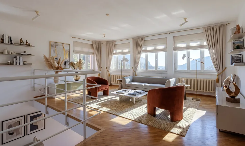 DIMORA STORICA DI 9 LOCALI CON TERRAZZA PANORAMICA AD AROGNO