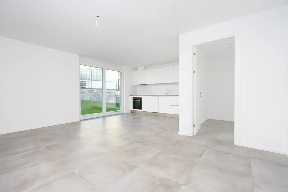 Appartement moderne 2.5 pièces avec jardin - Objet de rendement