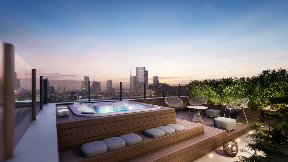 TRILOCALE NUOVO 7Â PIANO CON TERRAZZI A MILANO