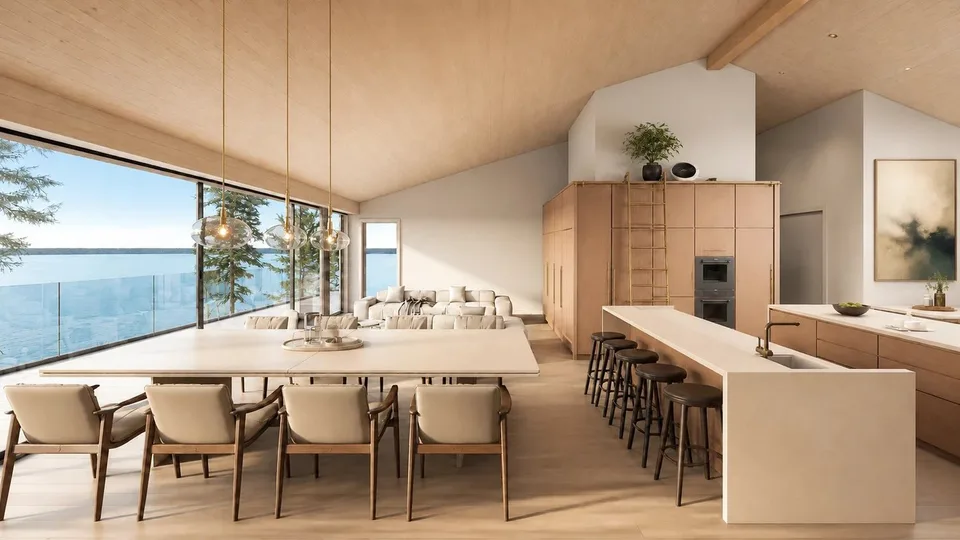 Attique neuf de haut standing avec grande terrasse et vue imprenable