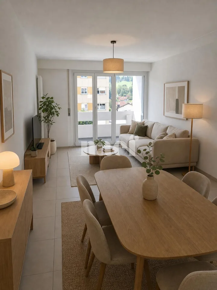 Appartement de 3.5 pièces avec balcon