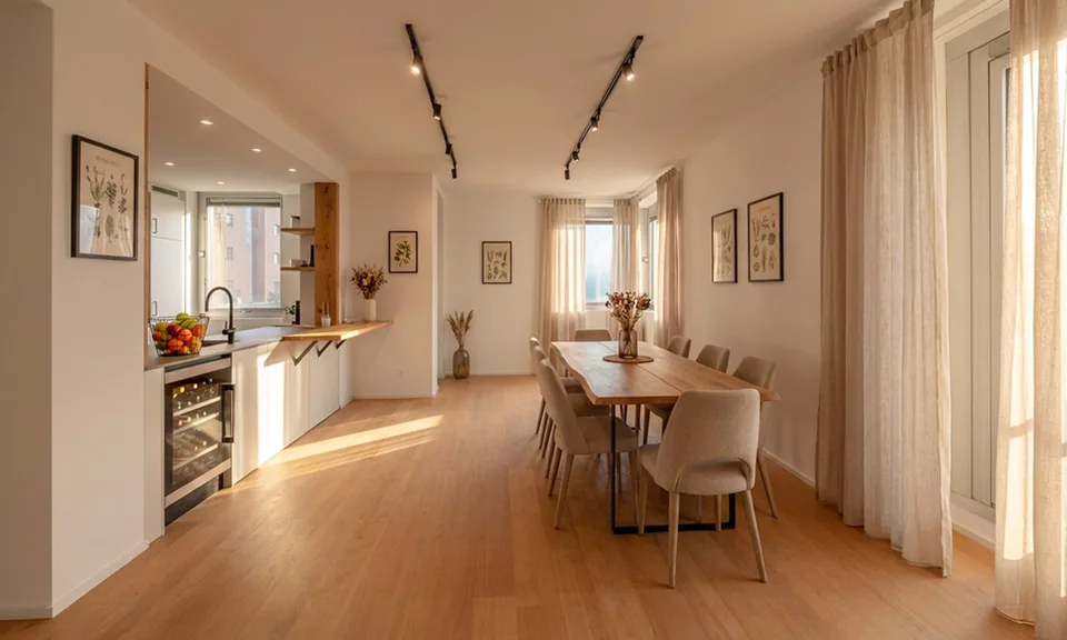 UMFANGREICHE 5.5 ZIMMER WOHNUNG MIT ÜBER 170 MQ IN LUGANO CASSARATE