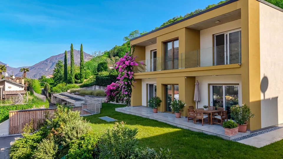 OCCASIONE R2B - 4.5 LOCALI CON GIARDINO VISTA LAGO A BRUSINO