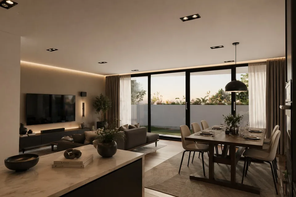 MODERNA E NUOVA VILLA 4.5 LOCALI CON GIARDINO A GRAVESANO