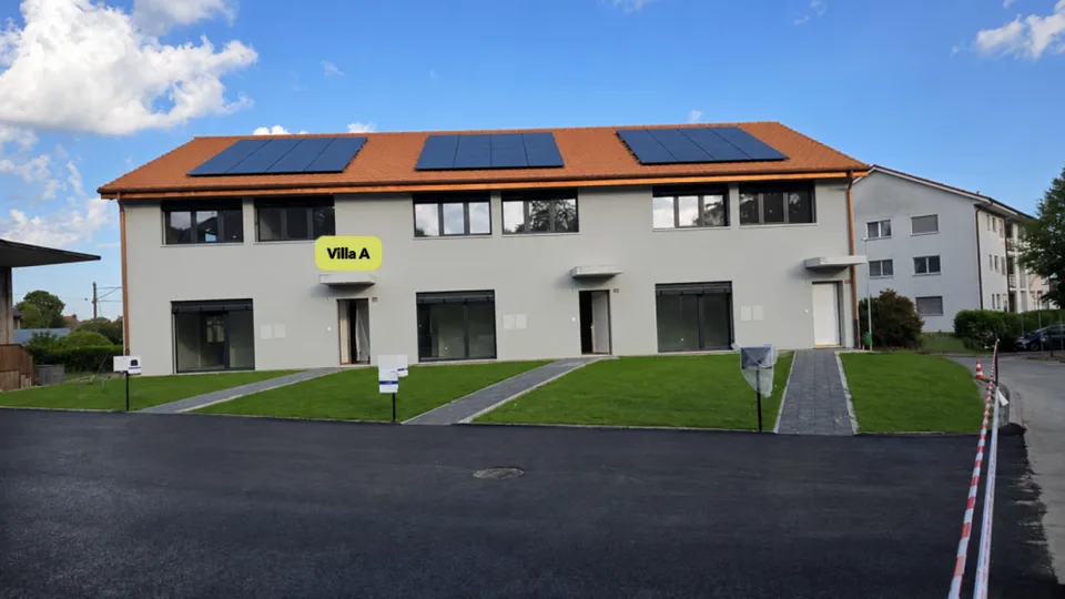 Villa A - Villa mitoyenne d'angle Minergie avec jardin privatif