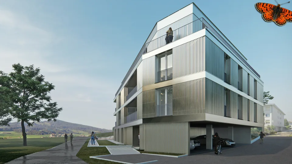 Luminoso appartamento di 3½ locali al 2° piano con ampio balcone a sud!