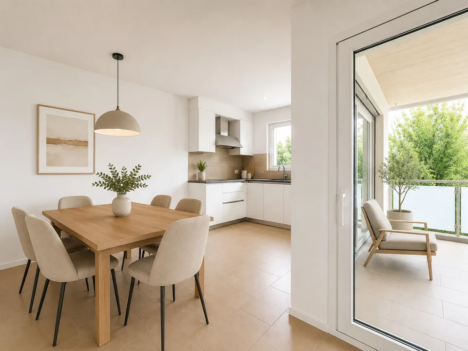 Moderne und helle 3.5-Zimmer-Wohnung mit Terrasse in Curio