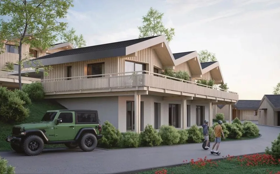 Chalets contemporains à Mollens  Promotion Les Martelles