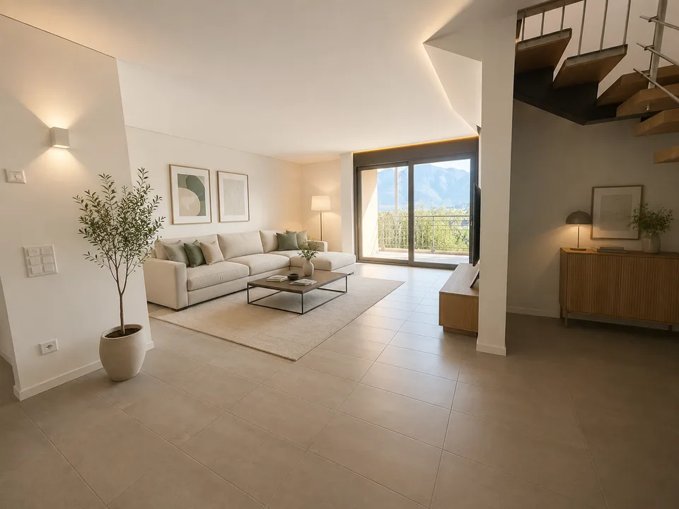 DUPLEX MODERNO CON 3 CAMERE E TERRAZZO PANORAMICO A TEGNA