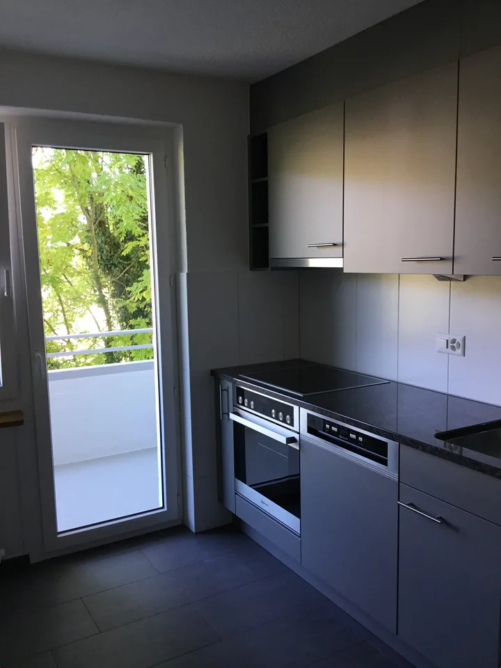 Schöne 3-Zimmer-Wohnung mit moderner Küche und grossem Balkon