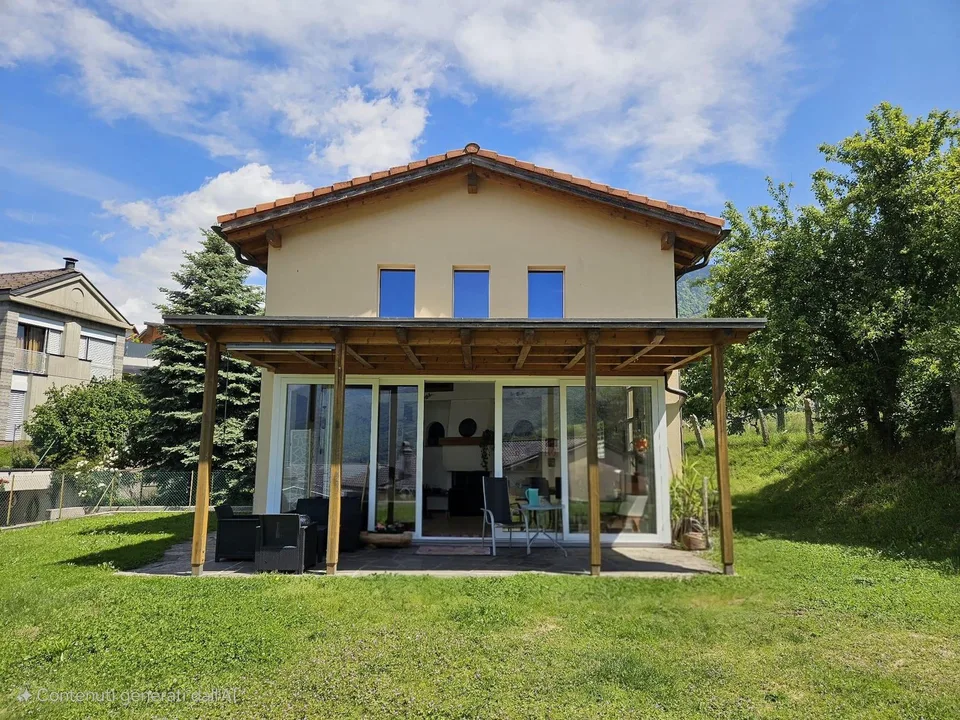 BELLISSIMA VILLA BIFAMILIARE 6.5 CON GIARDINO A GIUBIASCO