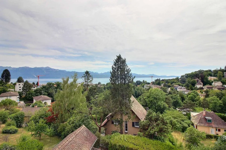 Magnifique appartement en duplex entièrement rénové avec vue imprenable sur le lac