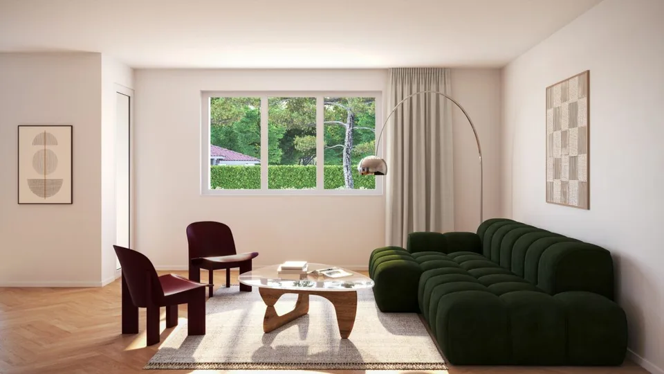 Gartenwohnung mit grossem Sitzplatz im beliebten Kreis 3