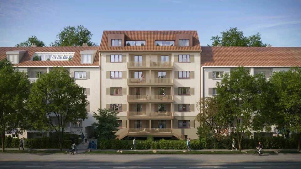 Gartenwohnung mit grossem Sitzplatz im beliebten Kreis 3