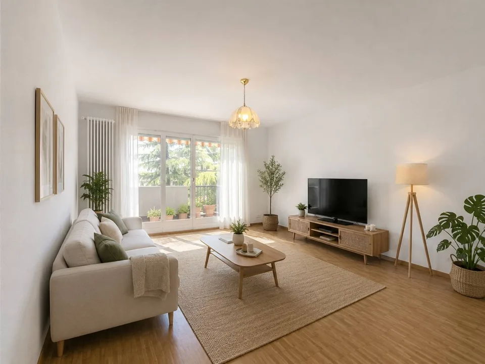 Au dernier étage, appartement de 3.5 pièces avec vue lac