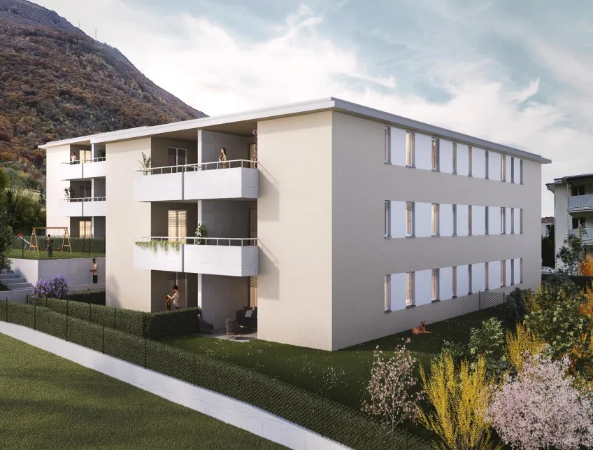 3.5 LOCALI IN EDIFICAZIONE CON TERRAZZA DI 19 MQ A RIVERA