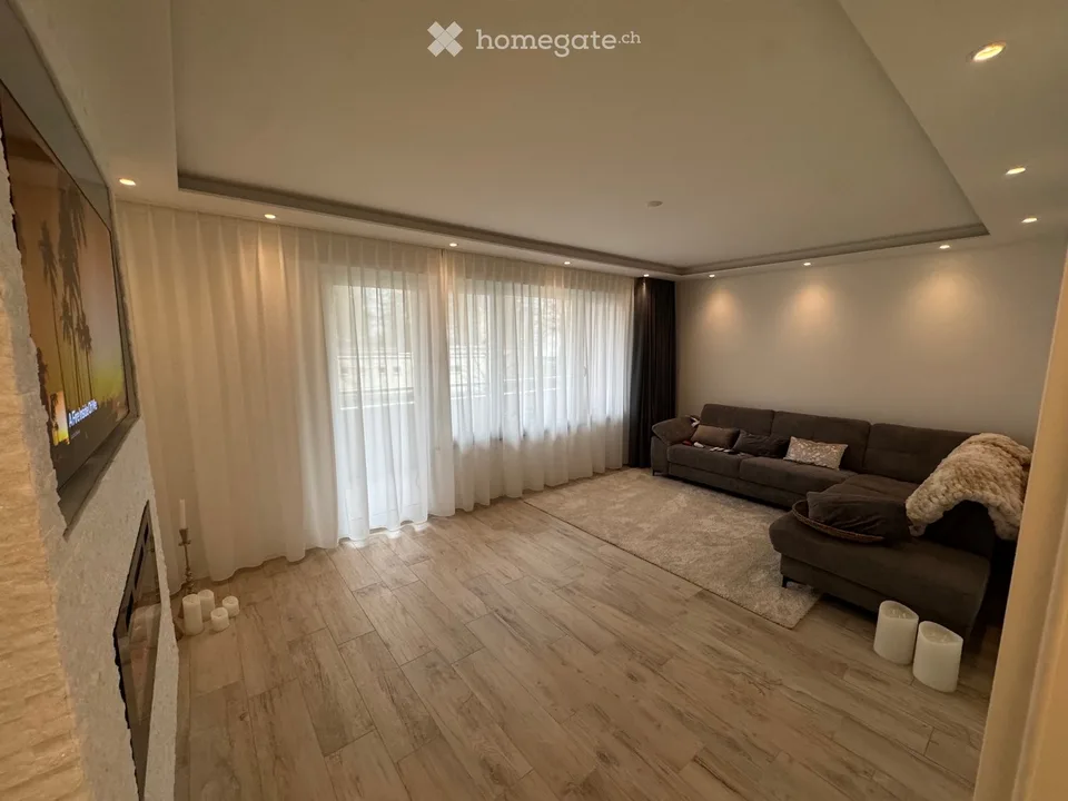 Kernsanierte 3.5-Zimmer-Wohnung mit Panoramablick