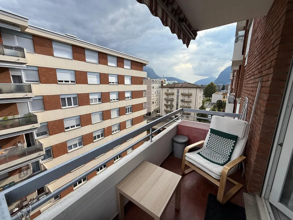 Geräumige 2.5-Zimmer-Wohnung in der Innenstadt von Lugano