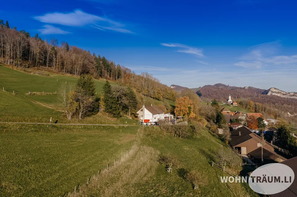 Voll erschlossene Bauparzelle (bebaut) mit Aussicht in Hauenstein-Ifenthal kaufen