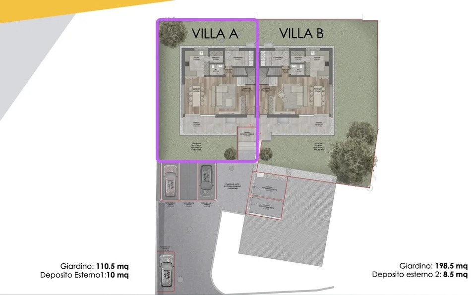 TERRENO CON PROGETTO APPROVATO PER DUE VILLE A BIASCA