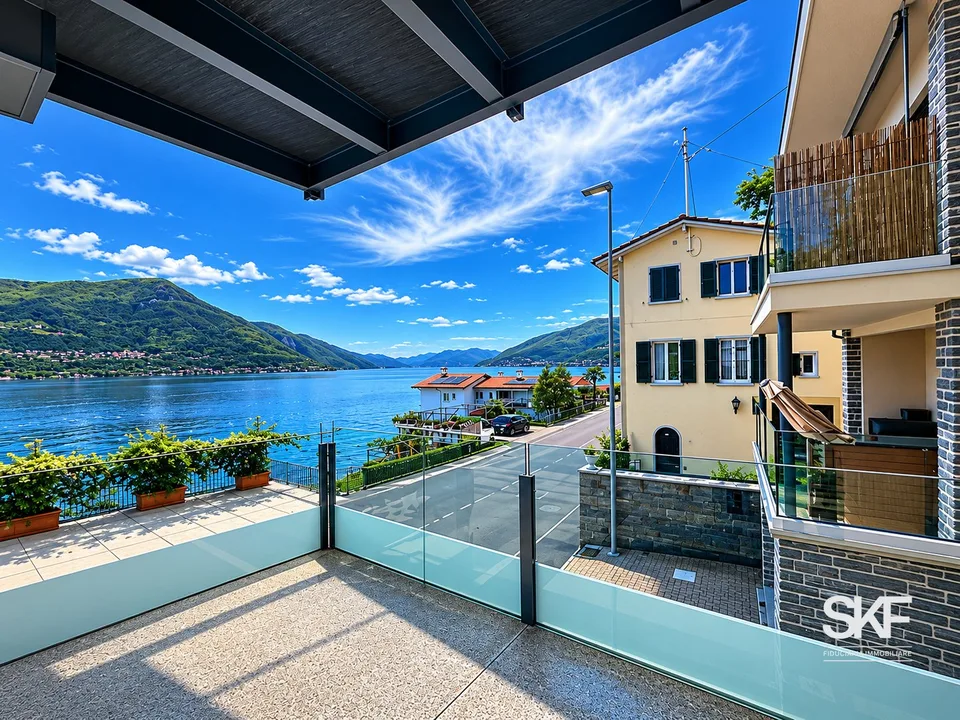 BRISSAGO - VERKAUFT HELLES 3.5-ZIMMER-WOHNUNG MIT BEEINDRUCKENDER SEESICHT – Foto 4 von 12