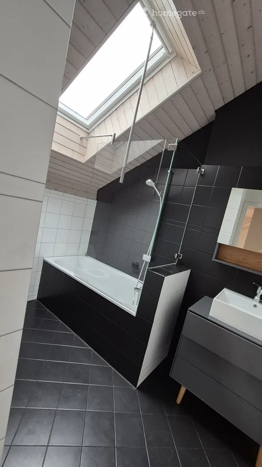 Helle 2.5 Zimmer Dachwohnung mit Balkon in Dagmersellen