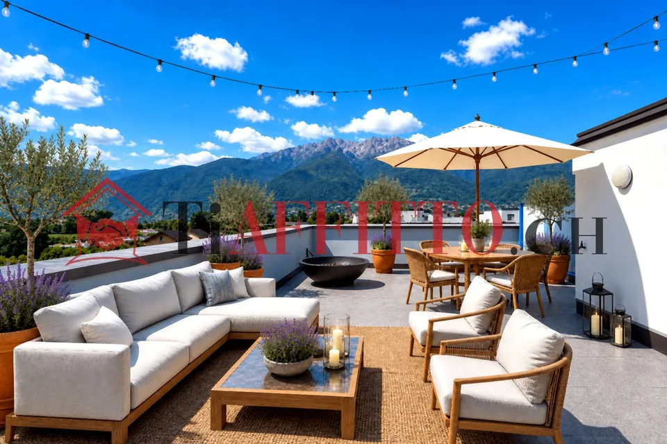DUPLEX DI 4.5 LOCALI CON TERRAZZA PANORAMICA SUL TETTO