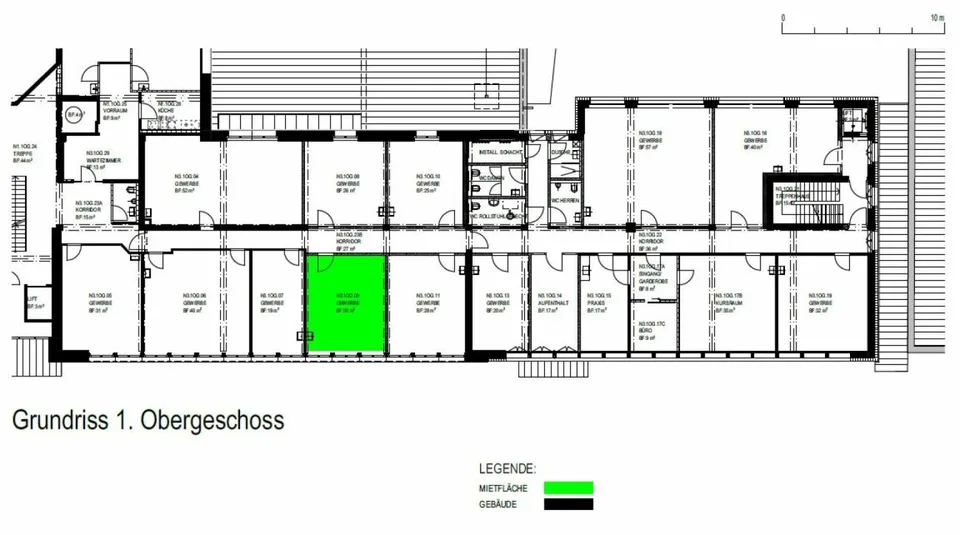 28m2 Praxisraum im NEUHOF.