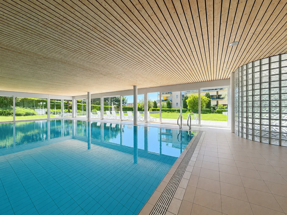 MODERNO 3.5 CON 2 GIARDINI, PISCINA E PALESTRA A PREGASSONA