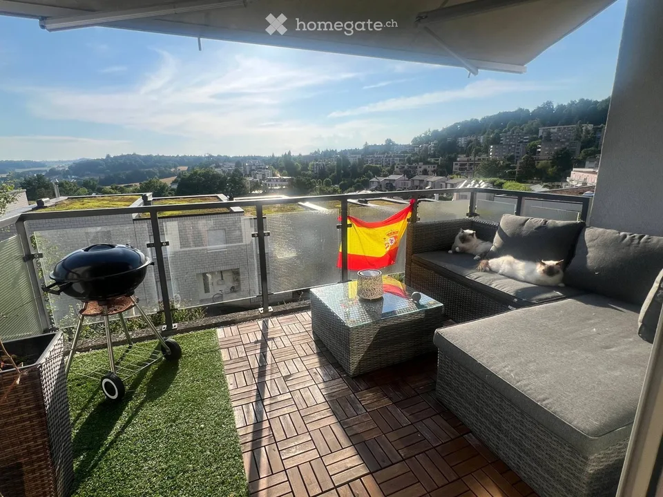 Duplex/Haus mit 4.5 Zimmern zur Miete in Villars-sur-Glâne