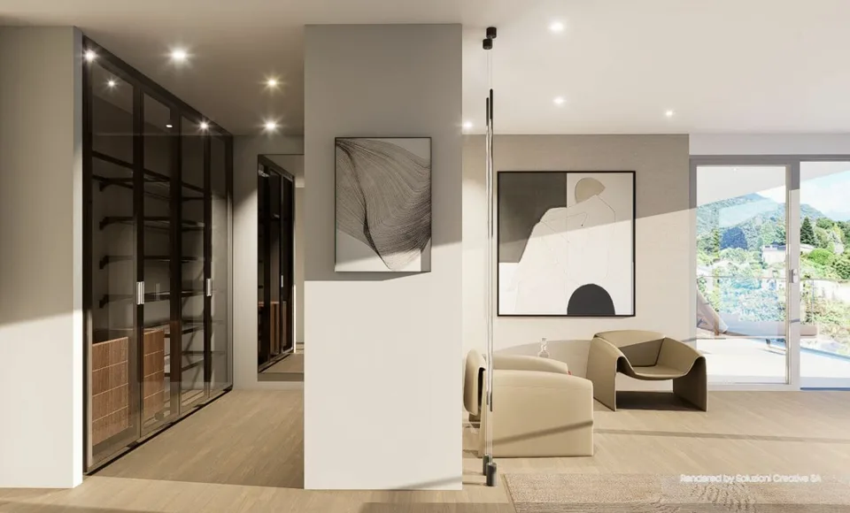 Lussuoso 5.5 locali: modernità ed eccellenza con vista lago – photo 17 of 27