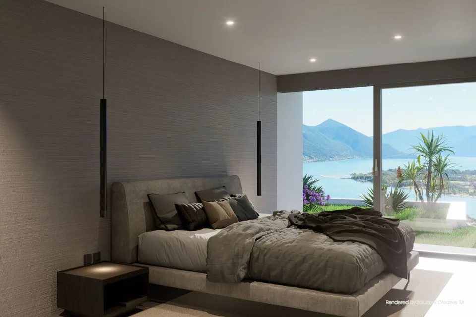 Lussuoso 4.5 locali: modernità ed eccellenza con vista lago – photo 12 sur 16