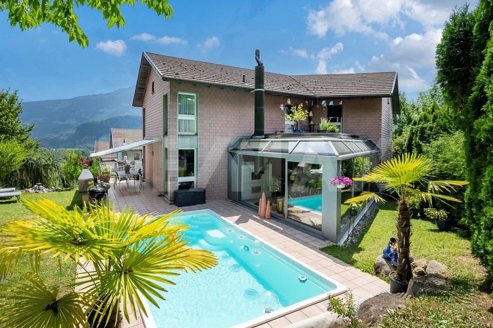 «Einzigartiges Architektenhaus mit Pool und Gartenparadies» – Foto 14 von 14