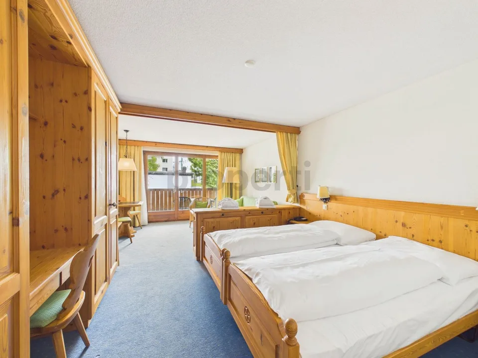 Appartement lumineux 1.5 pièces avec balcon, Davos Dorf