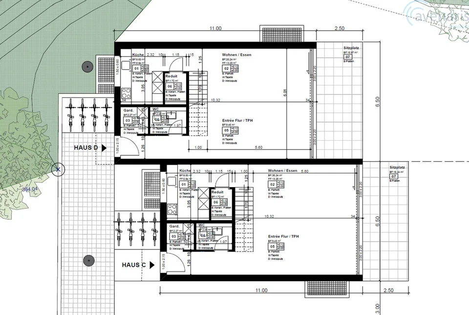 Neubau: moderne und grosszügige Doppeleinfamilienhäuser