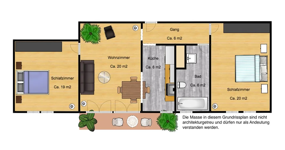 Helle 3.5-Zimmer-Wohnung mit Balkon befristet bis 30. September 2027 – foto 8 di 8