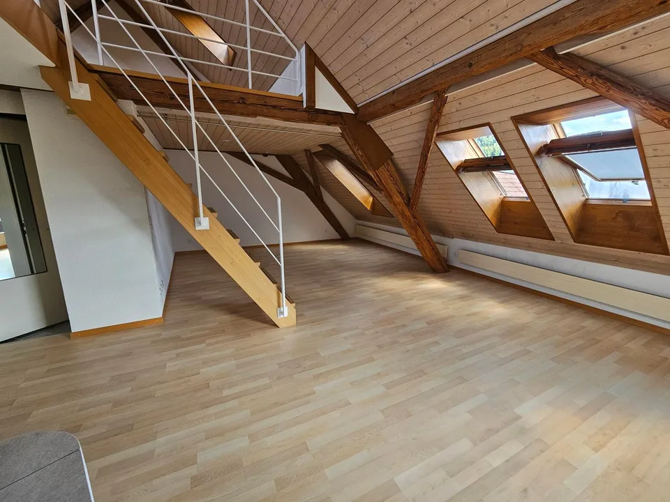 Einzigartige, klimatisierte 2-Zimmer-Dachwohnung zu vermieten