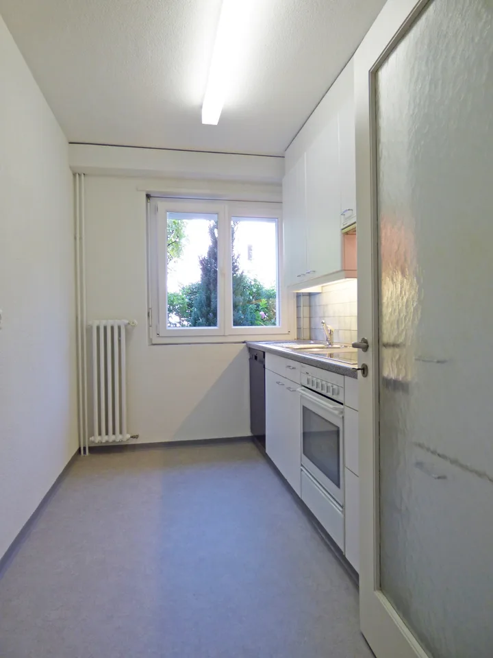 2-bedroom apartment with garden and seating area in Zürich-Wollishofen