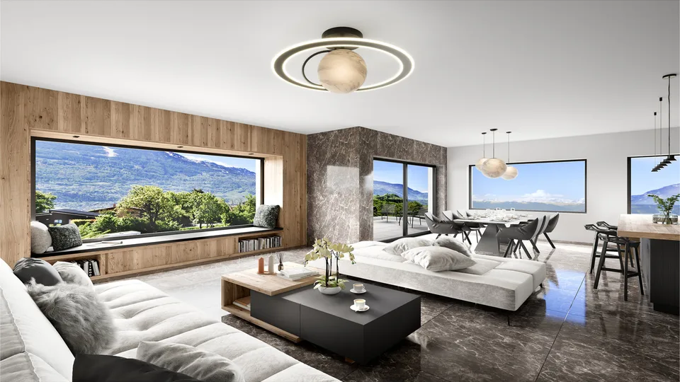 Zu verkaufen: Architekten-Villa mit 5,5 Zimmern in Diolly